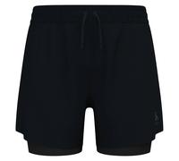 Odlo Uomo Zeroweight 5 inch 2-in-1 Pantaloncini, Black, M