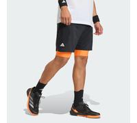 Short da tennis Club Climacool 2-in-1 Black / Pure Orange XS