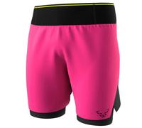 Dynafit DNA Ultra 2in1 - pantaloni corti trail running - uomo L Pink/Black man Pfc-Free,Dry'ton