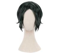 Short Dark Green Daily Party Cosplay Parrucca Per Dire Crowley Anime Cosplay Parrucca