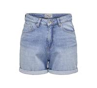 ONLY Onljosephine Stretch Shorts DNM Azg Noos Pantaloncini di Jeans, Mix Blu Chiaro, XS Donna