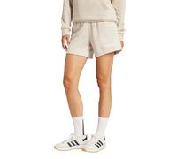 adidas Donna Essentials Linear French Terry Shorts, Wonder Alumina/White, XS