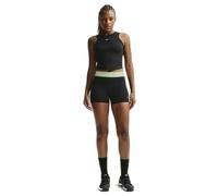 Pantaloncini da tennis da donna Nike Pro Dri-Fit 365 Mid-Rise 3in - black/barely volt/white - Nero (XS)