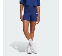 Short Essentials 3-Stripes High Waisted Biker Dark Blue / White 2XL