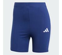 Short Essentials 3-Stripes High Waisted Biker Dark Blue / White 2XL
