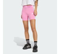Short Essentials 3-Stripes High Waisted Biker St Tropic Bloom / White 2XL