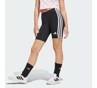 adidas Bambina Essentials Biker Shorts, Black/White, 14-15 Years