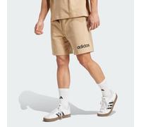 adidas Uomo Essentials Linear Single Jersey Short, Warm Sandstone/Black, M
