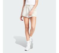 Adidas Pantaloncini Cargo Essentials con logo piccolo in French Terry - Wonder Alumina/White, L