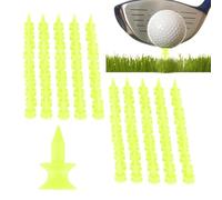 Short Golf Tees - Portable Double Layer, 50/100pcs Golfing Tees | Reusable Golf Accessories, Durable Low Friction Tee Set, Enhances Ģolf Training for Women Men Beginners and Professionals