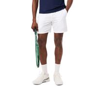 Pantaloncini da tennis da uomo Lacoste Ultra Dry Stretch Tennis - white - Bianco (XL)