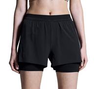On Running Pantaloncini da running donna 3" Performance 2/1 Poliammide riciclata Nero Taglia S