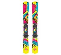 Short Skis for Snow | 99 cm | Skiblades Snowblades Skiboards Little Short Skis | Snowfeet* (RETRO | SKI BINDINGS)