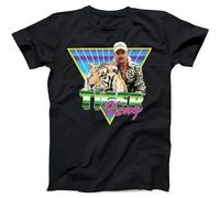 Short Sleeve?Tiger King Funny Free Joe Exotic Retro Tee Funny 80s Style Unisex T-Shirt?Top T-Shirt Black XL