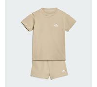 Adidas Originals Short Tee Set Beige 3-4 Years Bambini