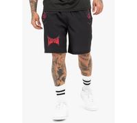 Tapout Taproot Shorts Pantaloncini, Nero/Rosso/Melanzana, XL Uomo