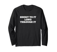 Short To It Long Through It Homerun Hitter League Baseball Maglia a Manica