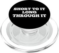 Short To It Long Through It Homerun Hitter League Baseball PopSockets PopGrip per MagSafe