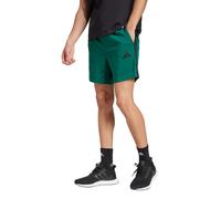 Short uomo cotone Adidas Essentials 3STR JF3680 verde-nero