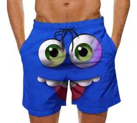 Short Uomo - Men's Shorts Pantaloncini da Spiaggia Casual in Misto Lino per Pantaloni Estivi Leggeri e Comodi da Indossare Tutti i Giorni