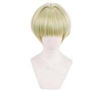 Short Yellow-Green Daily Party Cosplay Parrucca Per Shalnark Anime Cosplay Parrucca