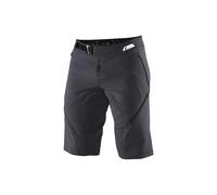 100% Airmatic Pantaloncini da bicicletta, nero-grigio, taglia 36 per maschi