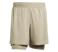 Shorts 2 in 1 adidas Essentials Marron XS