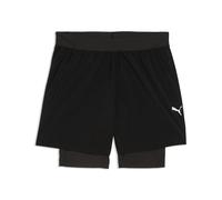 Shorts 2 in 1 Puma Dreamrun DryC 5" Noir L