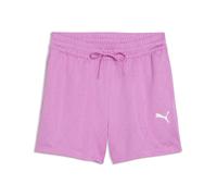 PUMA Shorts a Vita Alta in Jersey Sport 4" da Donna L, Mauve Pop Pink