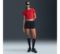 Shorts a vita media 5 cm Nike Sportswear Phoenix Fleece - Donna - Nero S (IT 40-42)