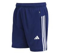adidas Uomo Workout Essentials Base 3-Stripes Pique Short 7Inch Shorts, Dark Blue/White, 4XL