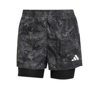 Shorts adidas Own the Run Spray Dye Grigio XS