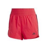 Short da allenamento Pacer 3-Stripes Woven High-Rise Pure Ruby / White S 8 CM
