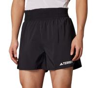 Adidas - Short trail traspirante da uomo con porta bastoncini - Xperior Shorts 5" Black per Uomo in Poliestere Riciclato - Taglia L - Nero