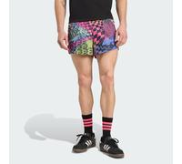 adidas performance - adidas x Jeremy Scott - Pantaloncini multicolore e fucsia semi lucido S