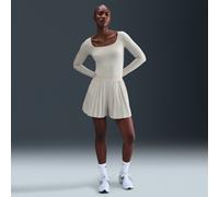 Shorts ampi a vita alta con pieghe Dri-FIT Nike 24.7 PerfectStretch - Donna - Marrone XS (IT 36-38)