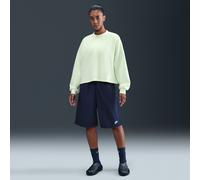 Shorts ampi a vita media con lunghezza al ginocchio Nike - Donna - Blu XS (IT 36-38)