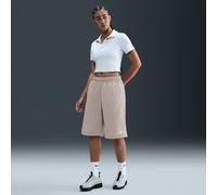 Shorts ampi a vita media con lunghezza al ginocchio Nike Sportswear - Donna - Grigio XS (IT 36-38)