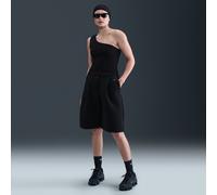 Shorts ampi a vita media Nike Modern Fleece - Donna - Nero XXL (IT 56-58)