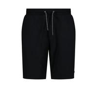 CMP Bermuda Stretch da Uomo in Cotone French Terry, Tempo Libero - U901 (Nero)