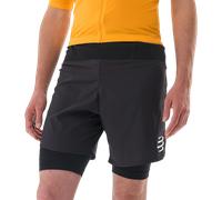 Compressport trail racing 2 in 1 shorts black
