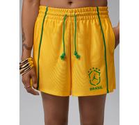 Shorts con logo Jordan Brooklyn Brasil per donna
