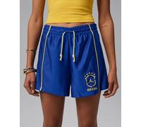 Shorts con logo Jordan Brooklyn Brasil per donna
