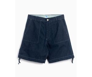 Shorts CP Company Men's Logo Patch Denim Shorts per uomo
