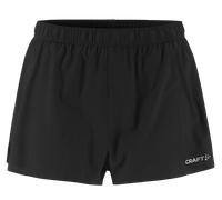 Craft - Pantaloncini da corsa con inserto confortevole - ADV Essence 2" Shorts 2 M Black per Uomo in Poliestere Riciclato - Taglia M - Nero Nero M