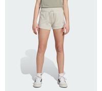 Shorts da bambina adidas 3-Stripes Animal in french terry Beige 7-8A