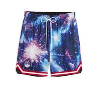 Shorts da basket PUMA x POKÉMON Mewtwo dal taglio morbido da uomo, Accessori, Nero, S S