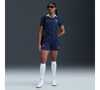 Shorts da calcio replica Nike Dri-FIT FFF 2025/26 Stadium da donna - Home - Blu XS (IT 36-38)