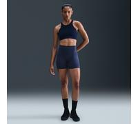 Shorts da ciclista 13 cm a vita alta Nike Zenvy - Donna - Blu XXS