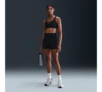 Shorts da ciclista 13 cm a vita alta senza cucitura anteriore Nike Universa - Donna - Nero XS (IT 36-38)